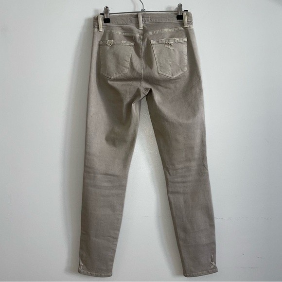 J Brand Skinny Capri Jeans Smokey Gray Distressed - Picture 3 of 4